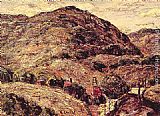 Mountain Canvas Paintings - Mountain Landscape